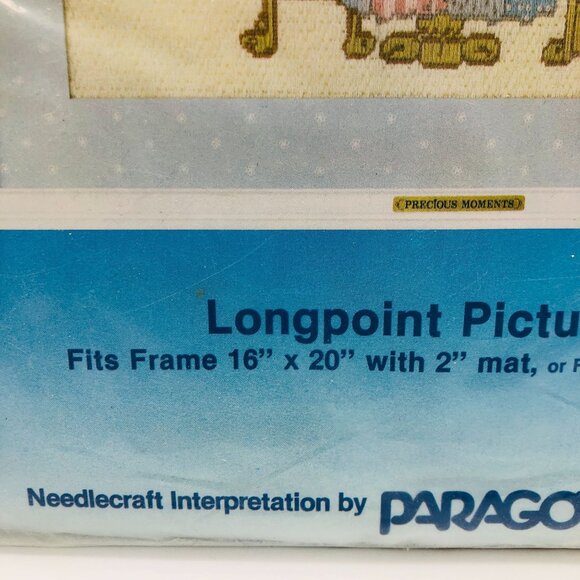 Vtg Paragon Precious Moments Longpoint Pictures Kit Home Sweet Home 1098 Sealed - Picture 8 of 12
